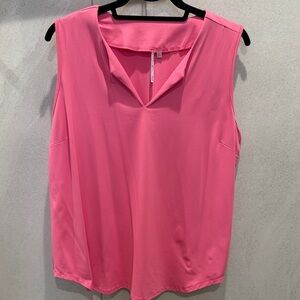 Lulu-B Sleeveless Cool Knit V-Neck Tank